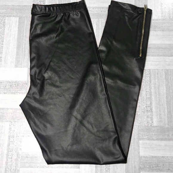 Forever 21 Pants - Forever 21 Faux Leather Leggings Size L